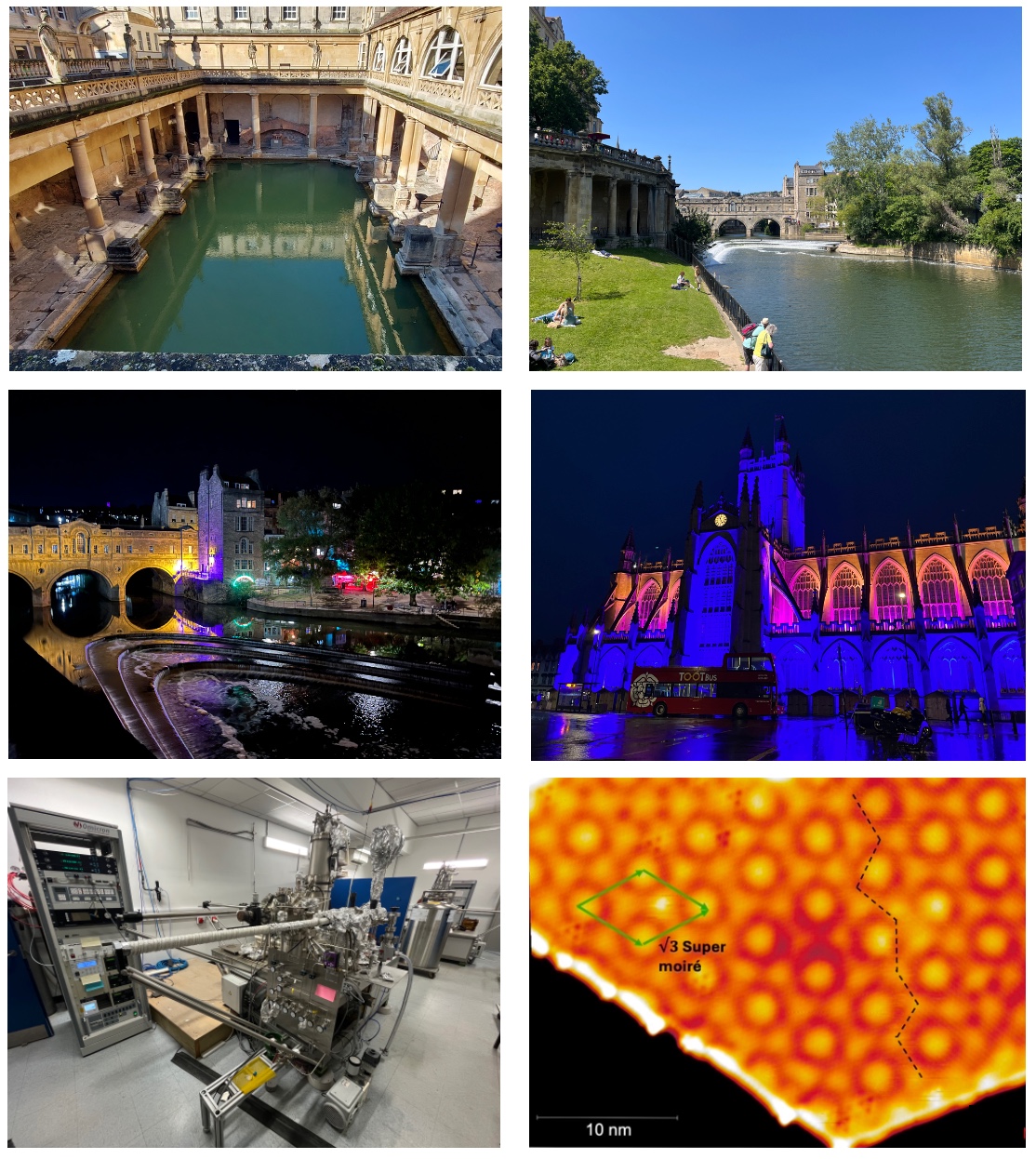 Various photos from my undergrad at Bath.