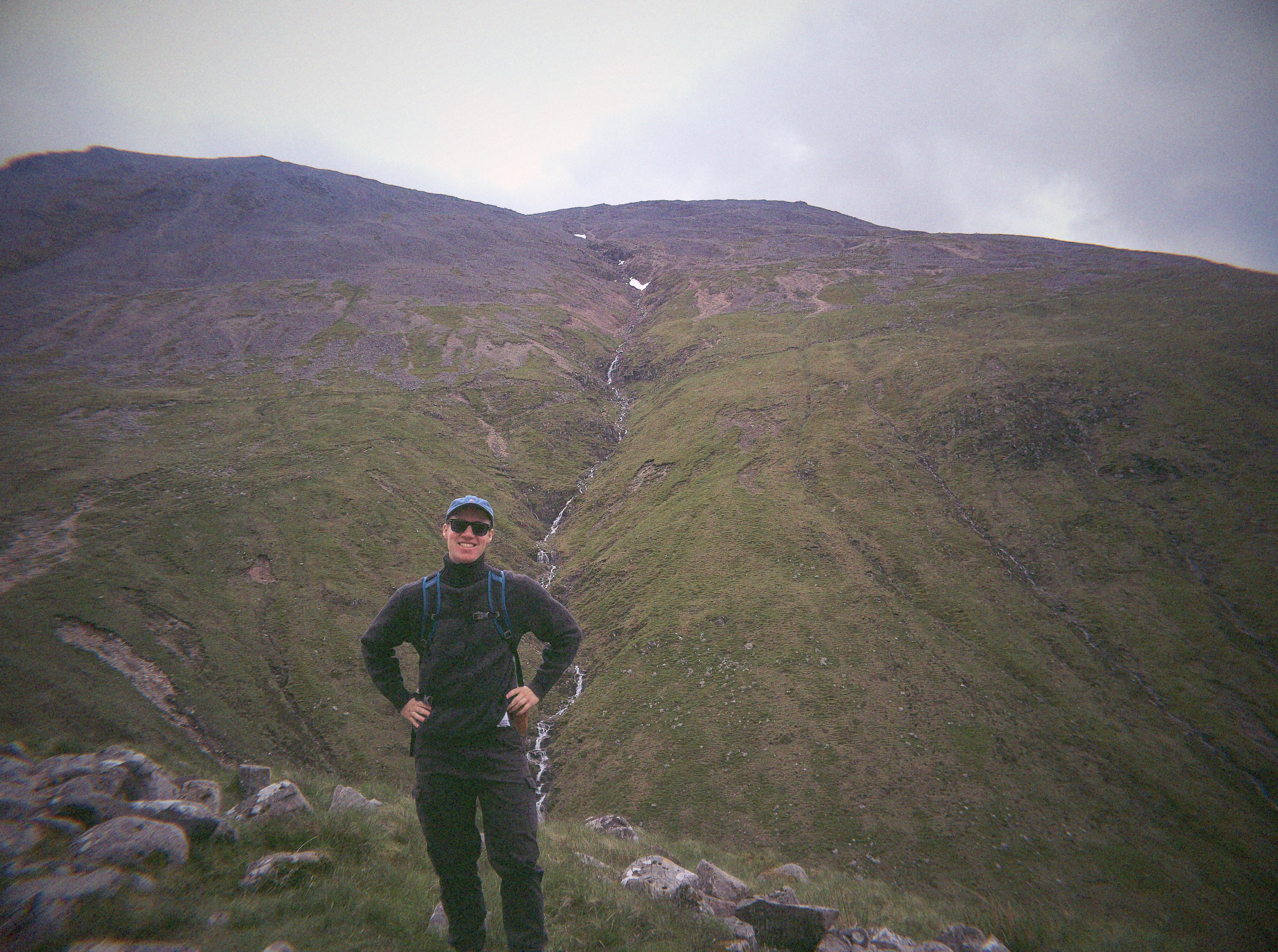 Thomas on Ben Nevis