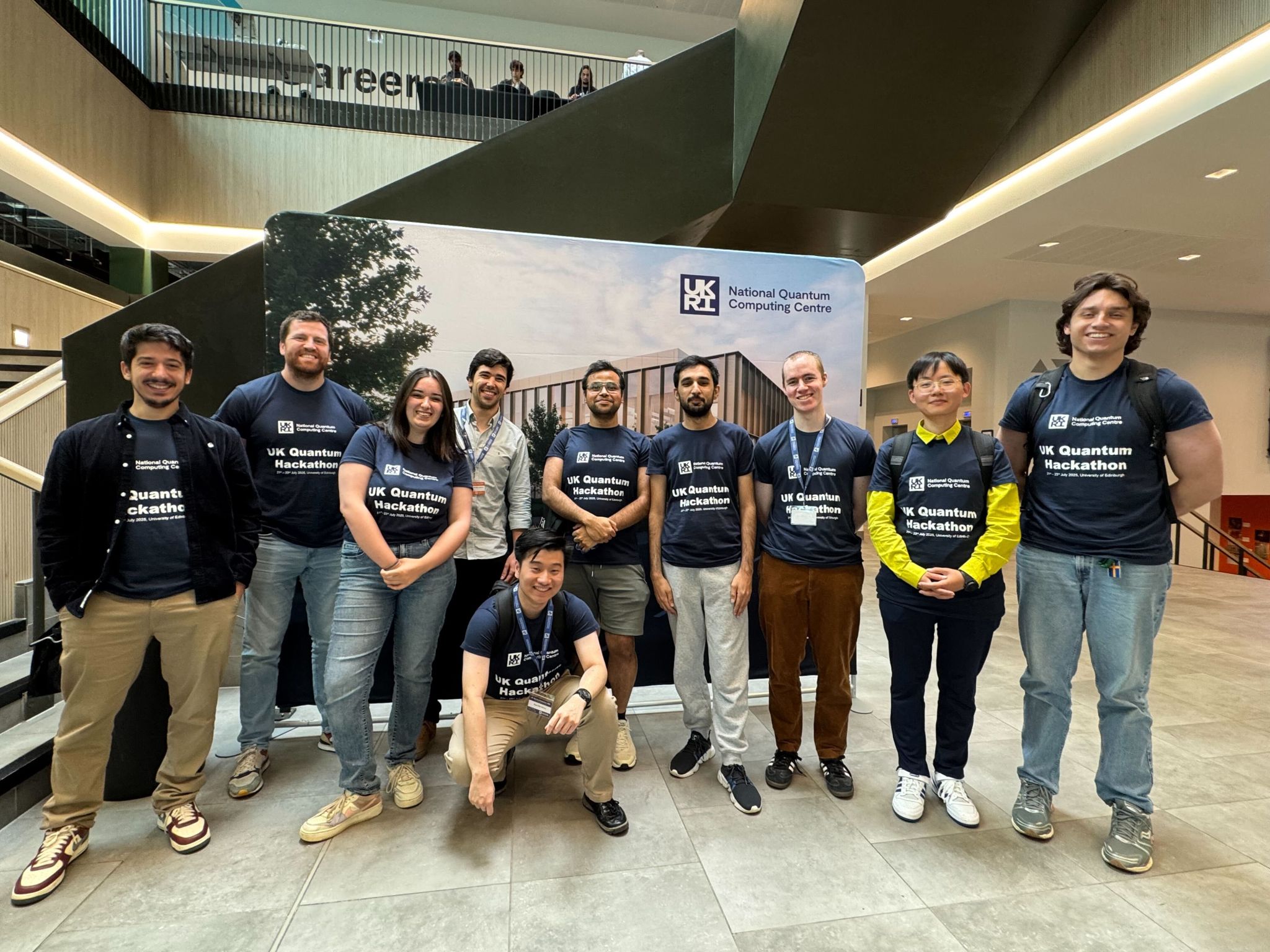 Another group photo for NQCC 2025 Hackathon