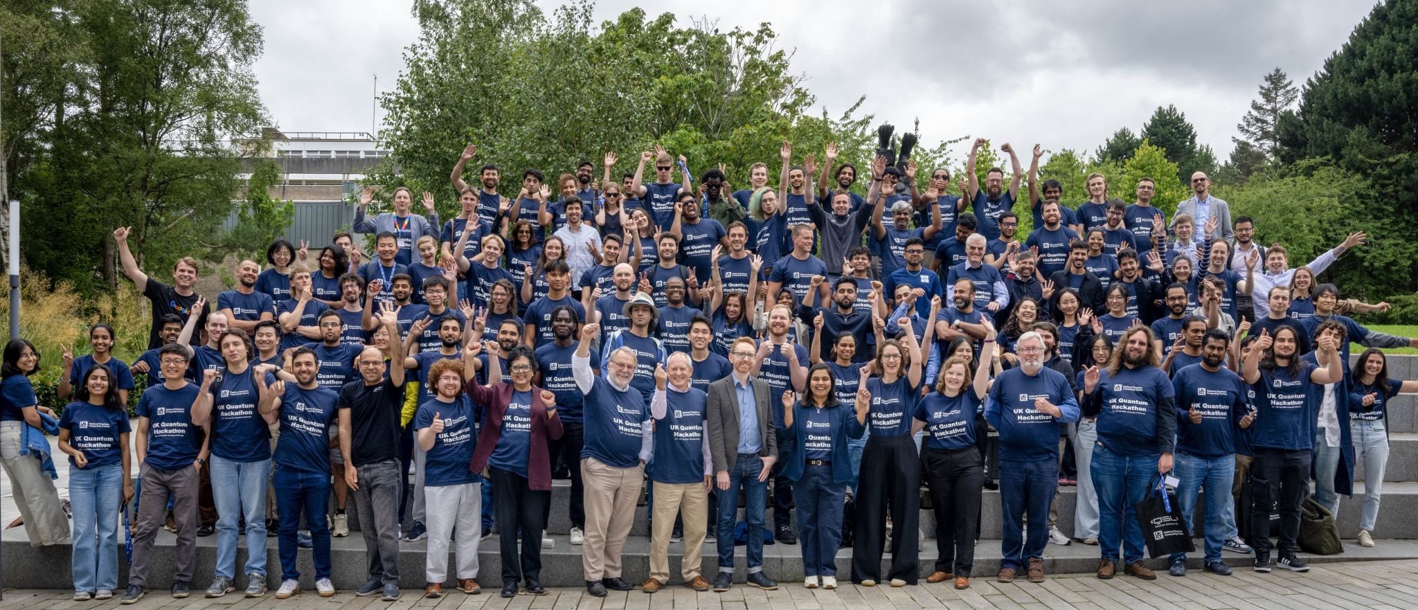 Group photo for NQCC 2025 Hackathon